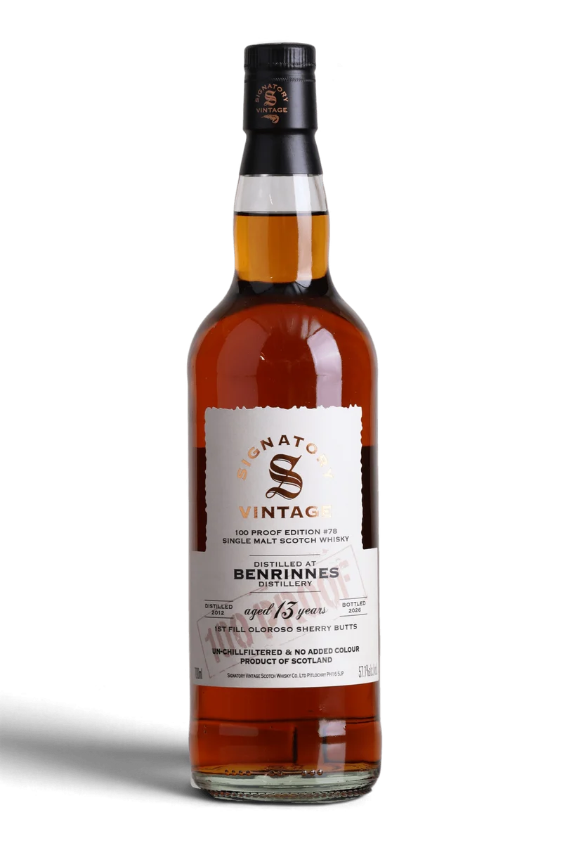 Benrinnes 13 Year Old 2012 | Signatory 100 Proof Edition No.78 | 70cl 57.1%