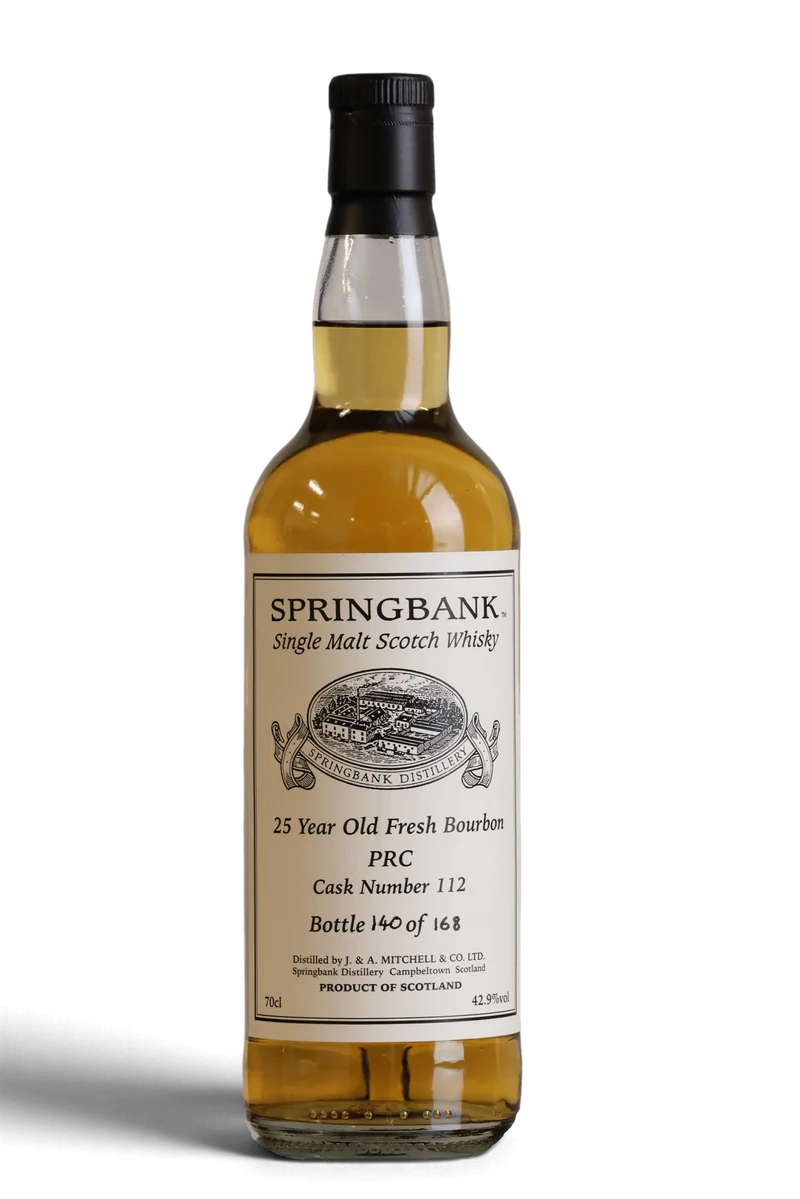 Springbank 25 Year Old 2000 | 2025 PRC Fresh Bourbon Hogshead Private Cask No.112 | 70cl 42.9%