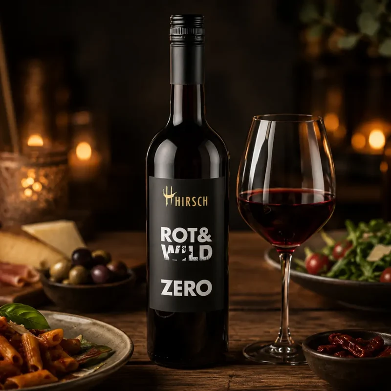 Christian Hirsch – ROT & WILD ZERO – Alkoholfreie Alternative zu Rotwein