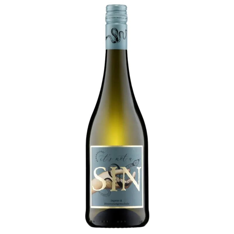 It's not a SIN - Ingwer & Bitterorangenschale - alkoholfreie Alternative zu Sekt