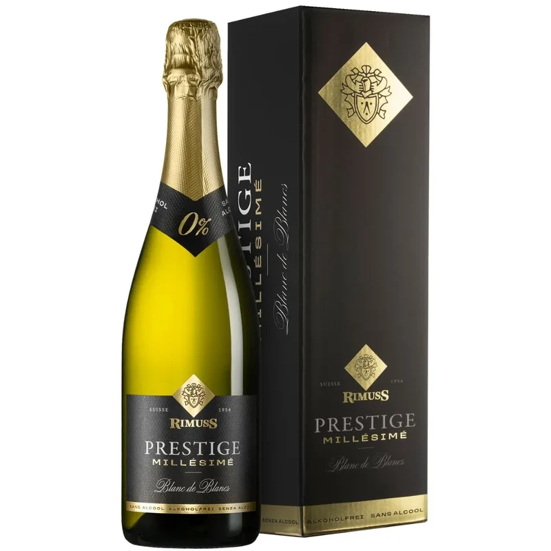 Rimuss – Prestige Millésimé Blanc de Blancs – alkoholfreier Jahrgangs-Schaumwein