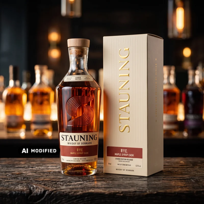 Stauning - R.Y.E. (Rye) Maple Sirup Cask - Danish Whisky - 0,7L