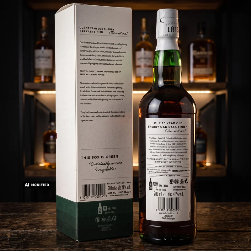 Laphroaig - 10 Years - Sherry Oak Finish - Islay Single Malt - 0.7L