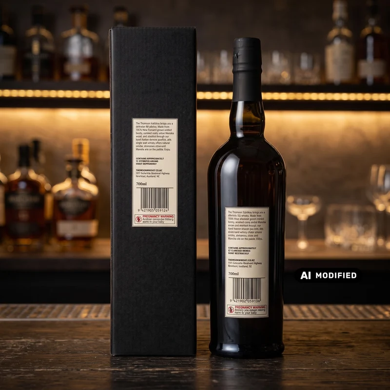 Thomson - New Zealand Single Malt Whisky - Manuka Smoke - 0.7L