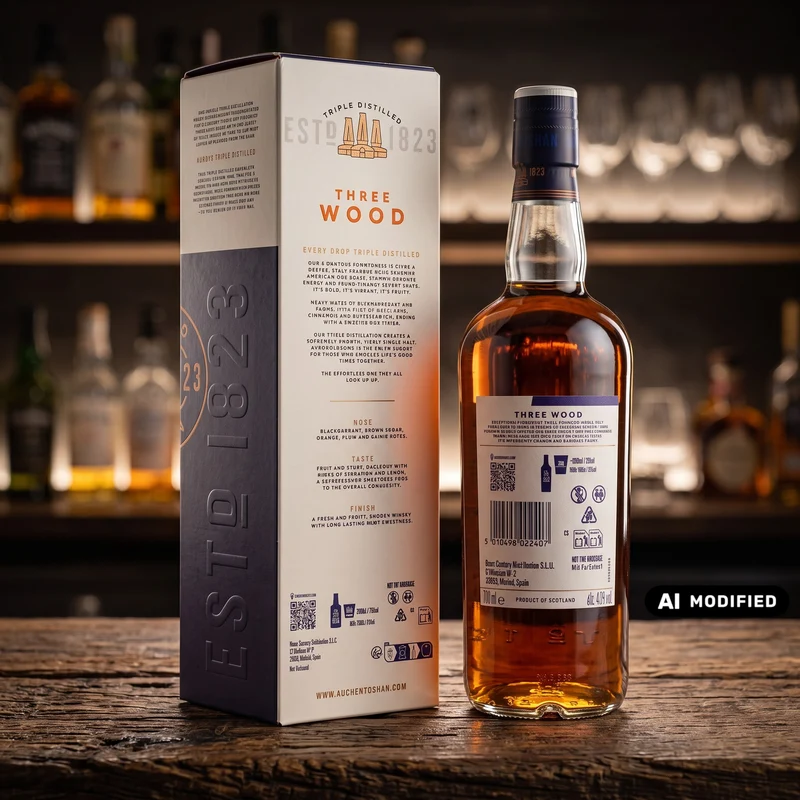 Auchentoshan - Three Wood - Triple Distilled - Lowlands - 0.7L