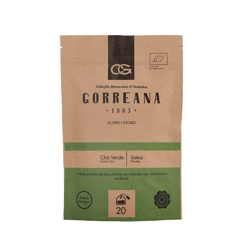 Gorreana Grüner Tee & Petersilie - (40g - 20 Teebeutel)