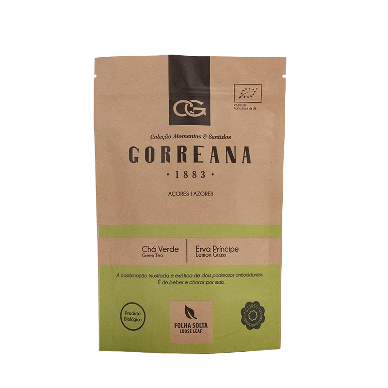 Gorreana Grüner Hysson Tee mit Lemon Grass (80g) lose, Zitronengras