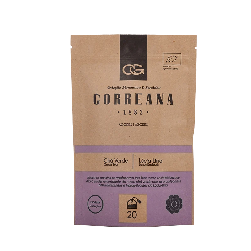 Gorreana Grüner Hysson Tee Lemon Beebrush (40g - 20 Teebeutel) , Zitronenduftstrauch