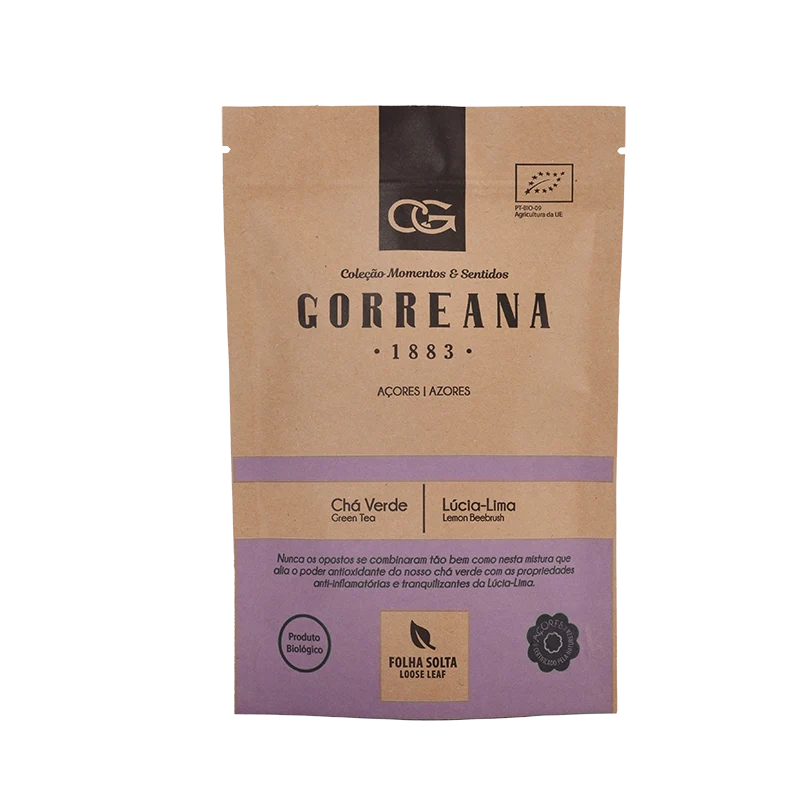 Gorreana Grüner Hysson Tee Lemon Beebrush (80g) lose, Zitronenduftstrauch
