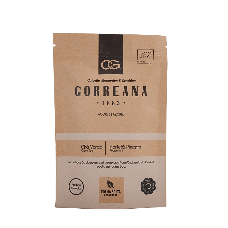 Gorreana Chá Verde Peppermint (80g) - loser Grüner Hysson Tee mit Pfefferminz