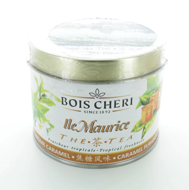Bois Cheri Schwarztee mit feiner Karamelnote (125g - loser Schwarztee) in nostalgischer Sammeldose