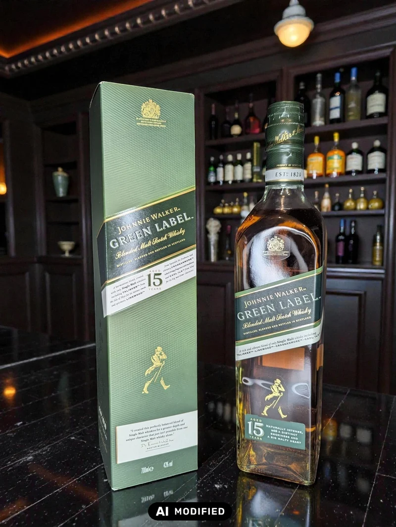 Johnnie Walker - Green Label - Blended Malt - 0.7L