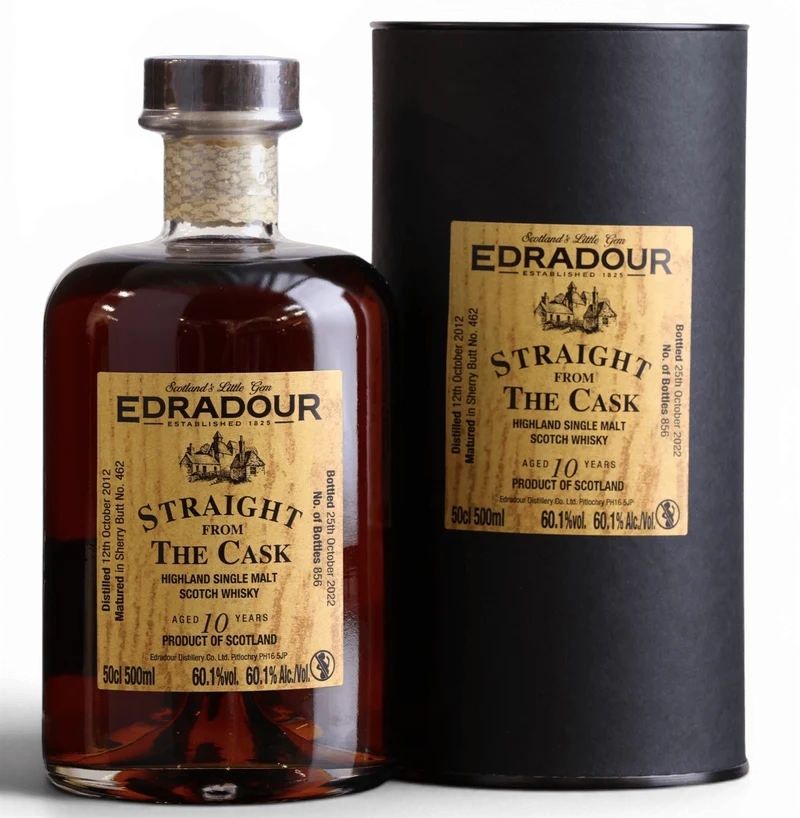 Edradour 10 Year Old 2012 | Straight from the Cask | Sherry Butt No.462 | 50cl, 60.1% ABV