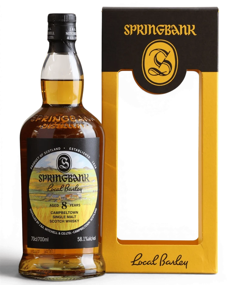 Springbank Local Barley 2016 8 Year Old 2025 Release Single Malt Scotch Whisky 70cl 58.1%