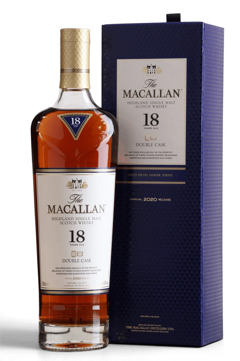 Macallan 18 Year Old Double Cask 2020 Release Single Malt Scotch Whisky | 70cl, 43% ABV