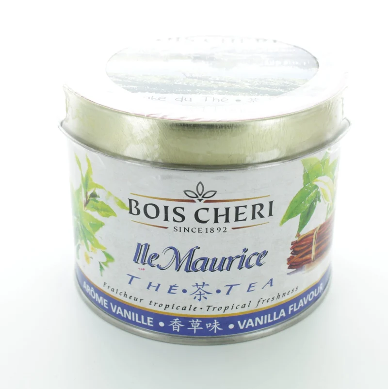 Bois Cheri Schwarztee Vanille (125g - loser Schwarztee) in nostalgischer Sammeldose
