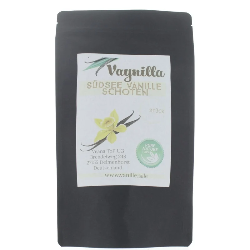 Südsee Tahiti Vanilleschoten - Vanilla Tahitensis (10-12cm) - Top Gourmet Qualität (5-100 Stück)
