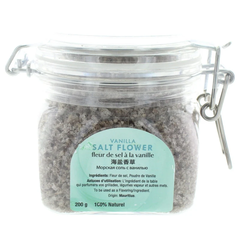 Fleur de Sel Bourbon Vanille Salz (200g) aus Mauritius