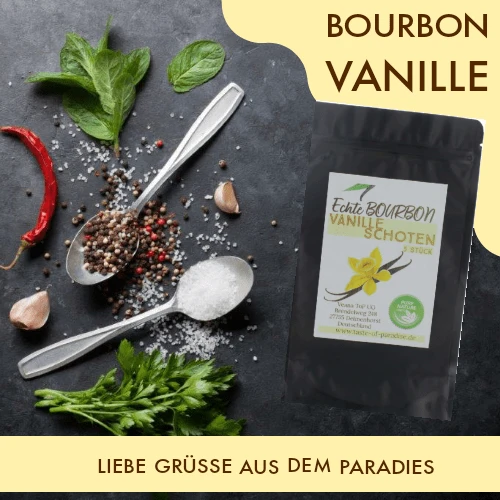 Fleur de Sel Bourbon Vanille Salz (90g) aus Mauritius