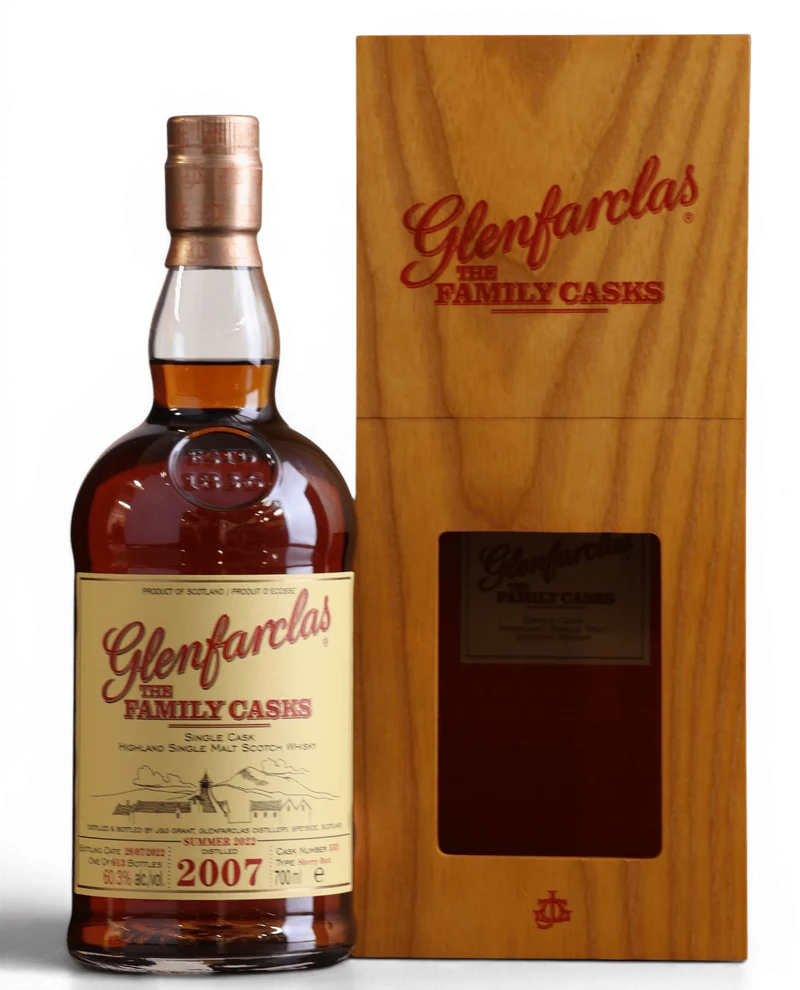Glenfarclas 2007 Family Casks Cask No.553 Summer 2022 Release Single Malt Scotch Whisky 70cl 60.3%
