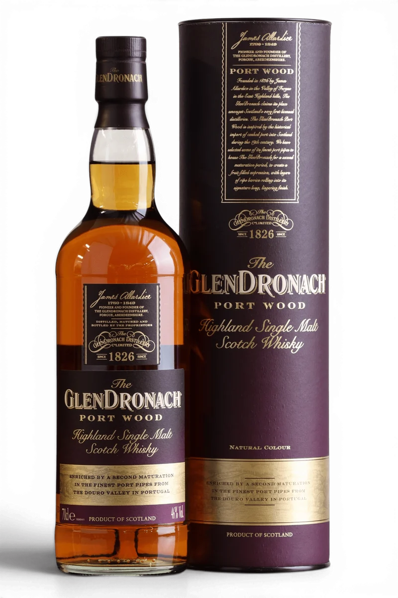 GlenDronach Port Wood Single Malt Scotch Whisky | 70cl, 46% ABV