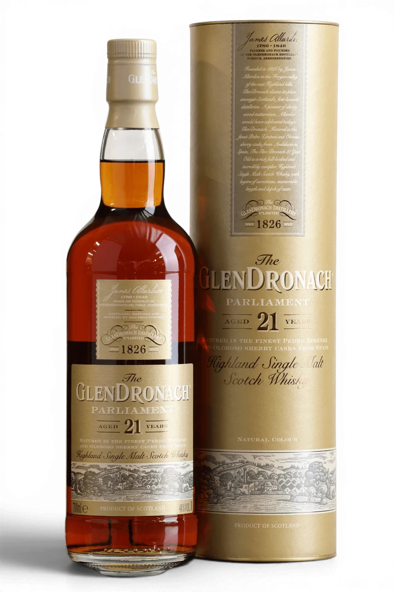 GlenDronach 21 Year Old Parliament Single Malt Scotch Whisky | 70cl, 48% ABV