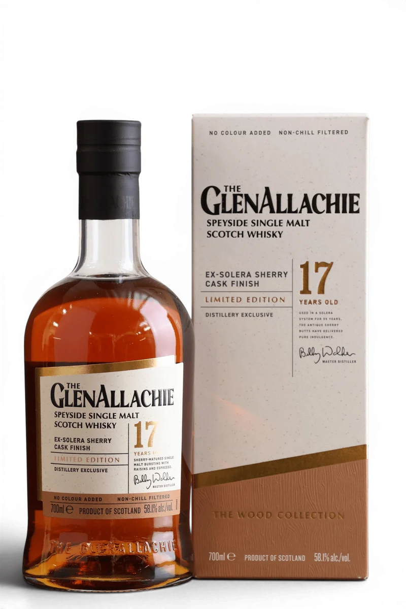GlenAllachie 17 Year Old | Ex-Solera Sherry Finish | Distillery Exclusive | 70cl, 58.1% ABV