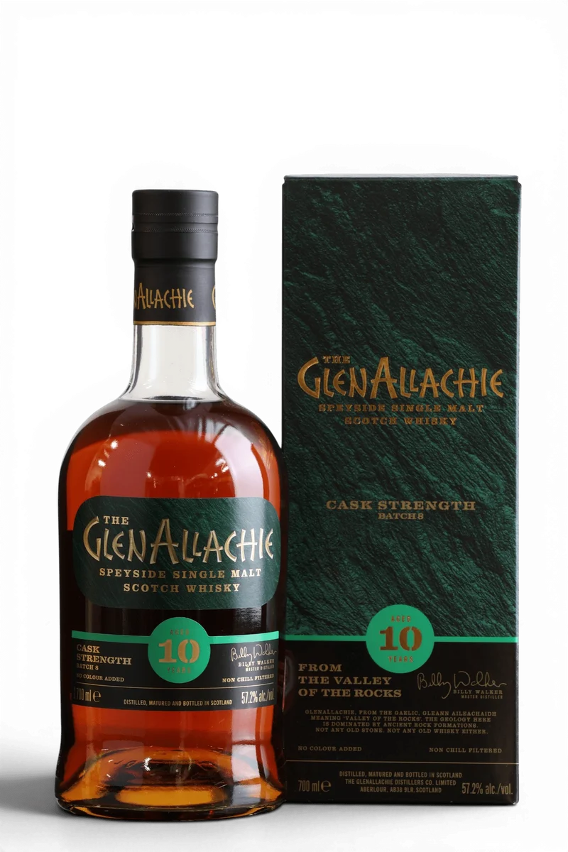 GlenAllachie 10 Year Old Cask Strength Batch 8 | 70cl, 57.2% ABV