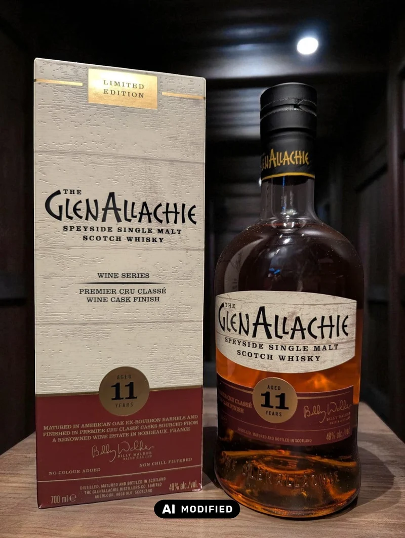GlenAllachie - 11 Years - Premier Cru Classé Wine Finish - 0.7L