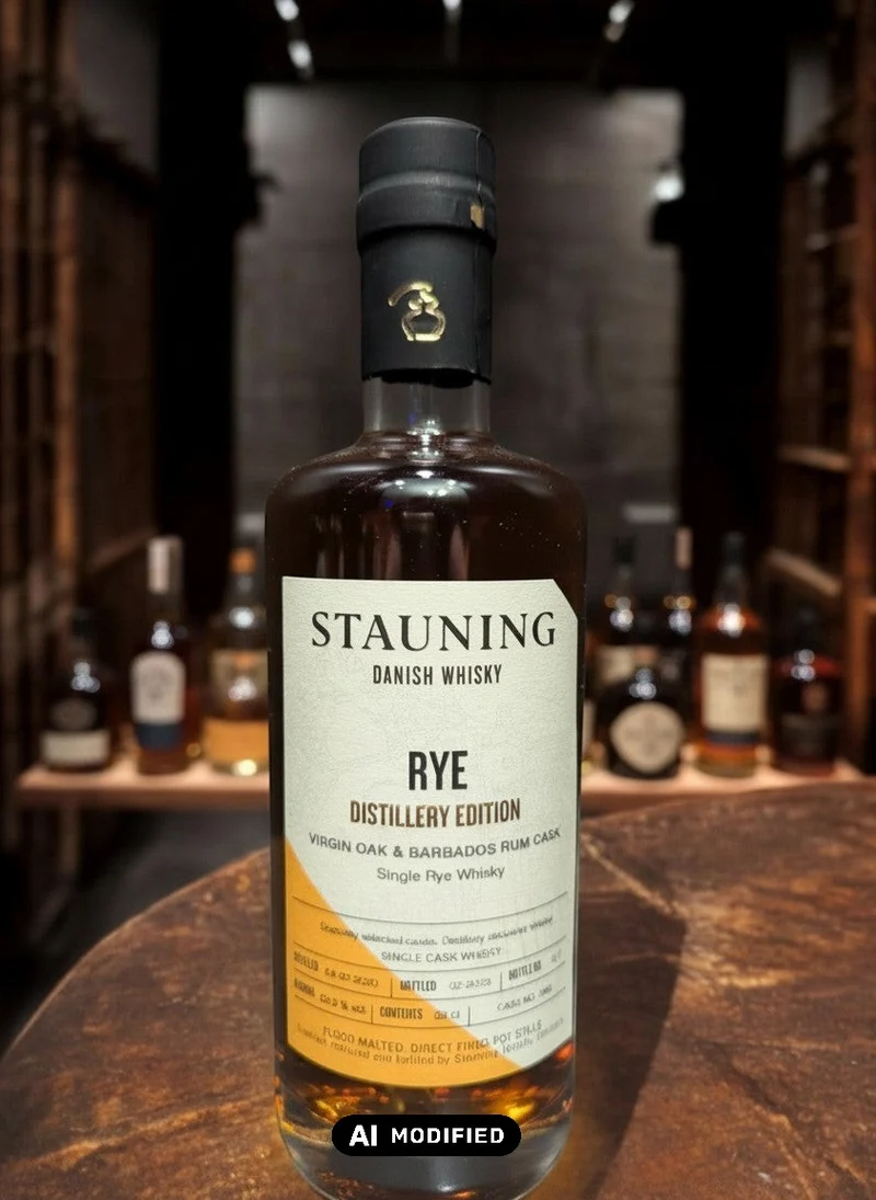 Stauning - RYE - Virgin Oak & Barbados Rum Cask - Distillery Edition - 0.35L