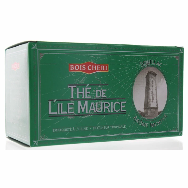 Bois Cheri Schwarztee mit Aroma von Minze (50g - 25 Beutel)