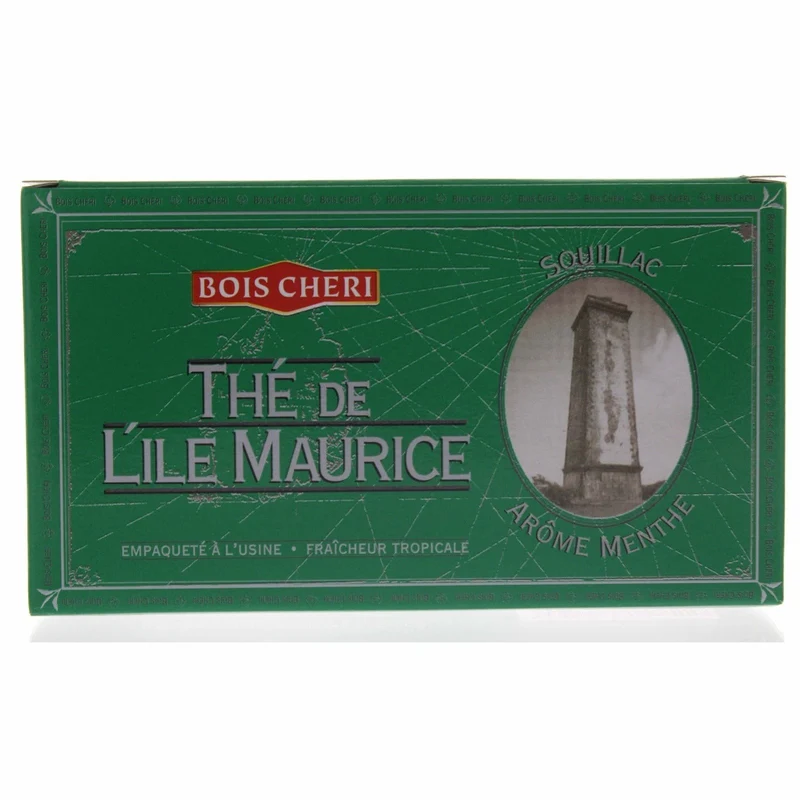 Bois Cheri Schwarztee mit Aroma von Minze (50g - 25 Beutel)