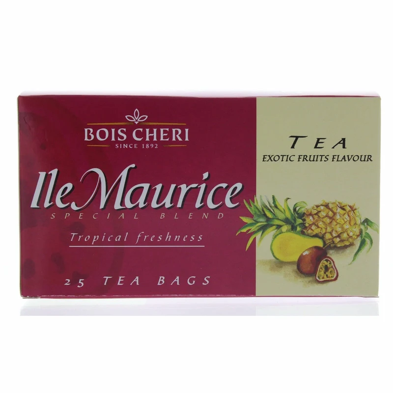 Bois Cheri Schwarz Tee Exotic Fruits (50g - 25 Beutel)