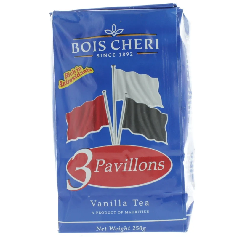 Bois Cheri Trois Pavillons - Vanille Geschmack - loser Schwarztee (250g)