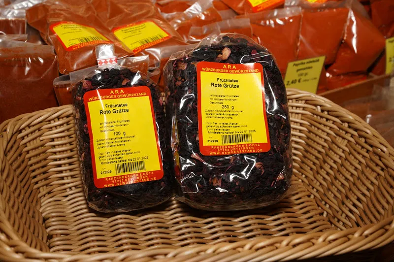 Rote Grütze aromatisierter Früchtetee