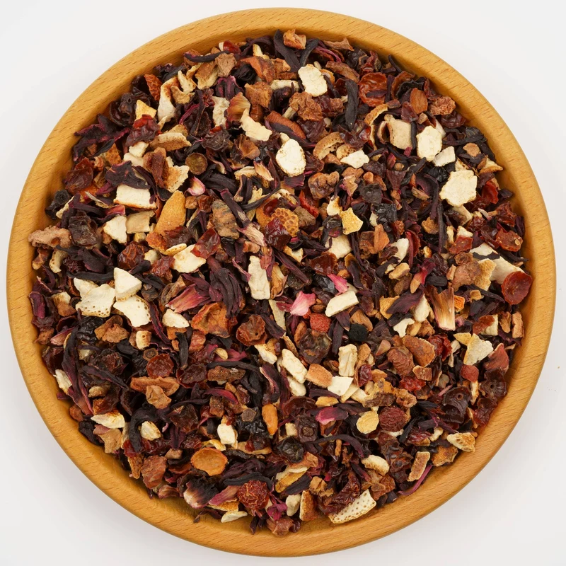 Apfel-Zitrone Früchtetee