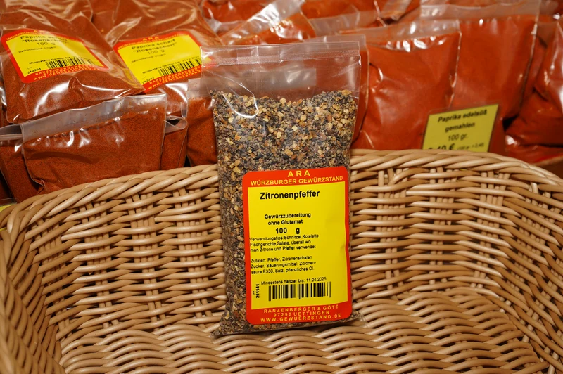 Zitronenpfeffer ohne Glutamat