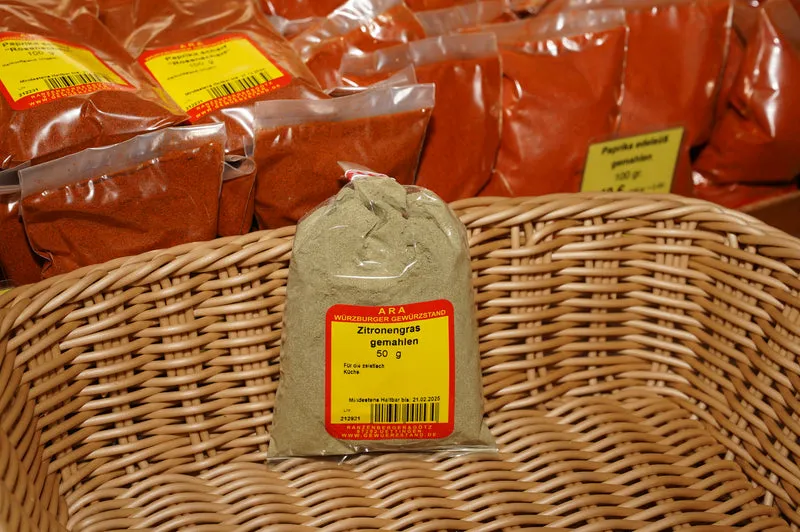 Zitronengras / Lemongras gemahlen
