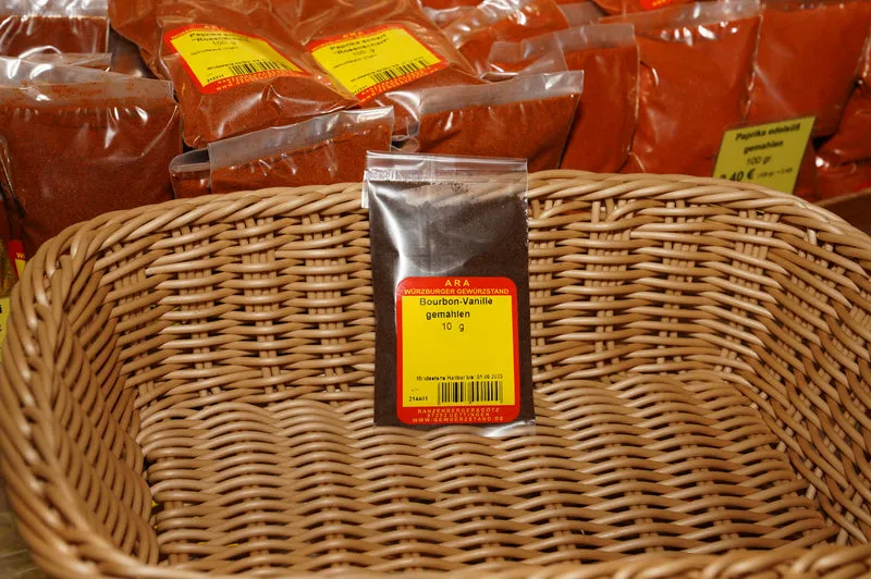 Vanille gemahlen " Bourbon Vanille "