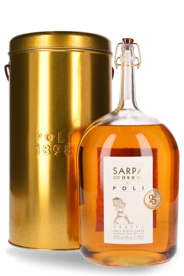 Poli Grappa Sarpa Barrique Big Mama 40% vol. 3l