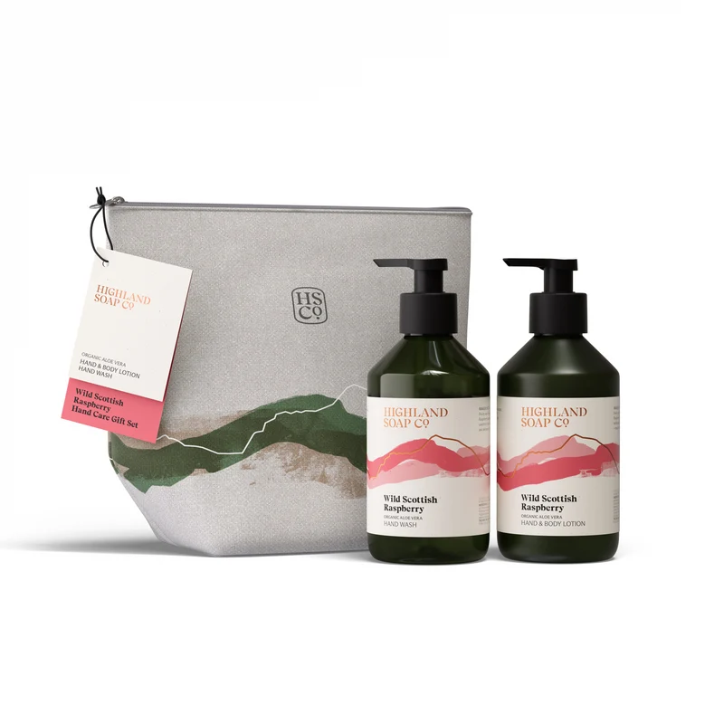 The Highland Soap Company Handpflege-Geschenkset Wild Scottish Raspberry