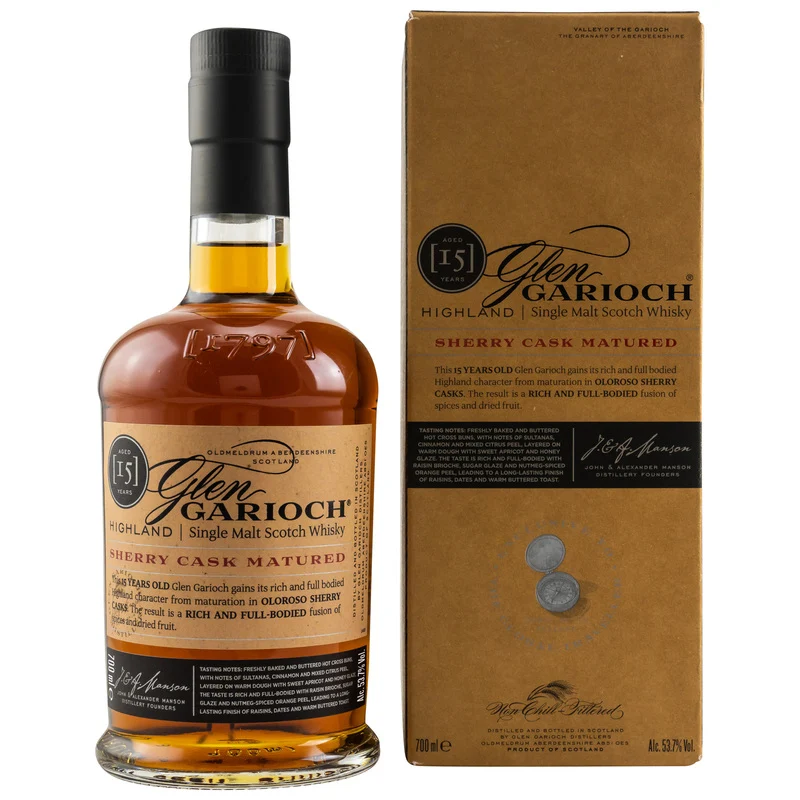 Glen Garioch 15 Jahre Sherry Cask | Highland Single Malt Scotch Whisky