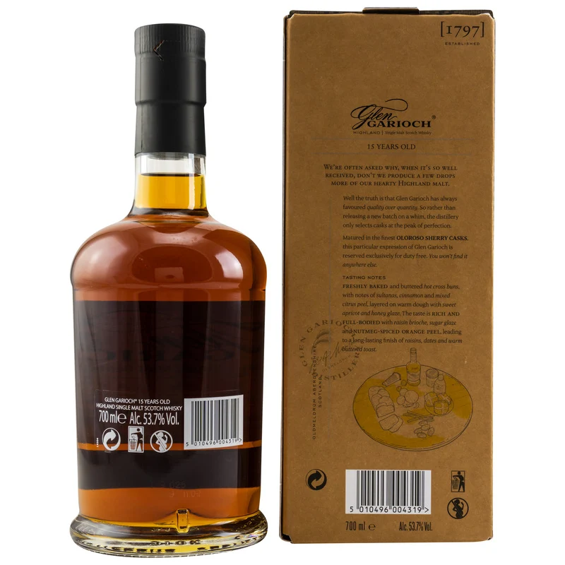 Glen Garioch 15 Jahre Sherry Cask | Highland Single Malt Scotch Whisky