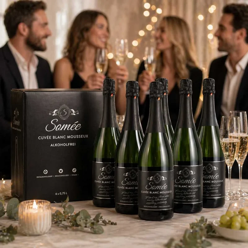 Somée - Mousseux Cuvée Blanc - Alkoholfreie Alternative zu Sekt
