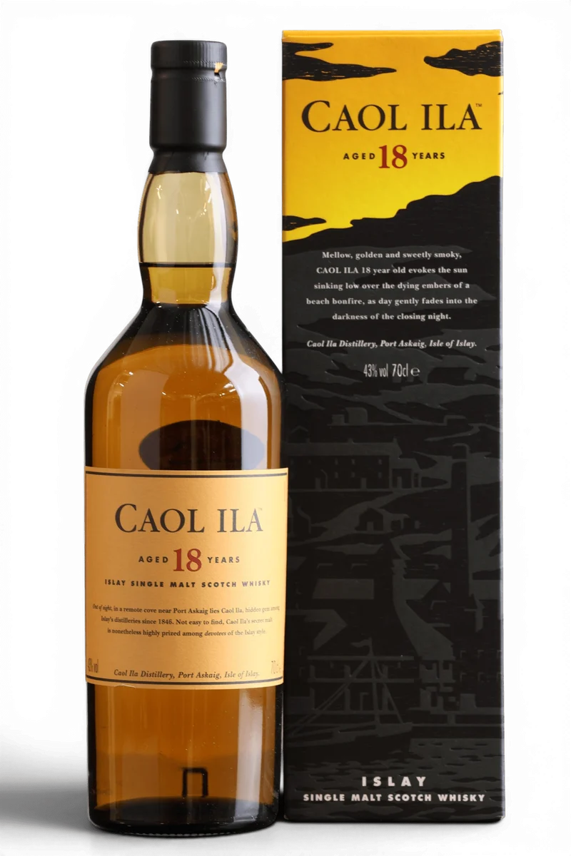 Caol Ila 18 Year Old Single Malt Scotch Whisky | 70cl, 43% ABV