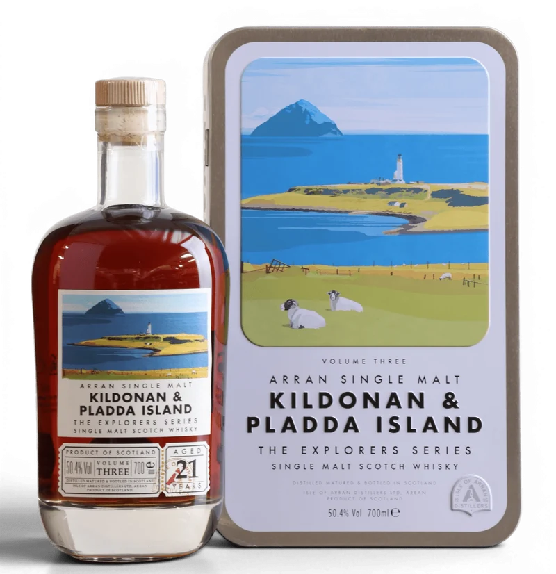 Arran 21 Year Old Kildonan & Pladda Island | The Explorers Series Volume 3 | 70cl, 50.4% ABV