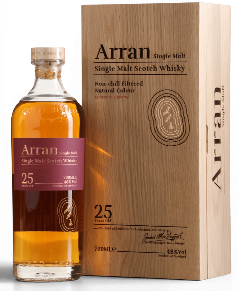Arran 25 Year Old Single Malt Scotch Whisky | 70cl, 46% ABV