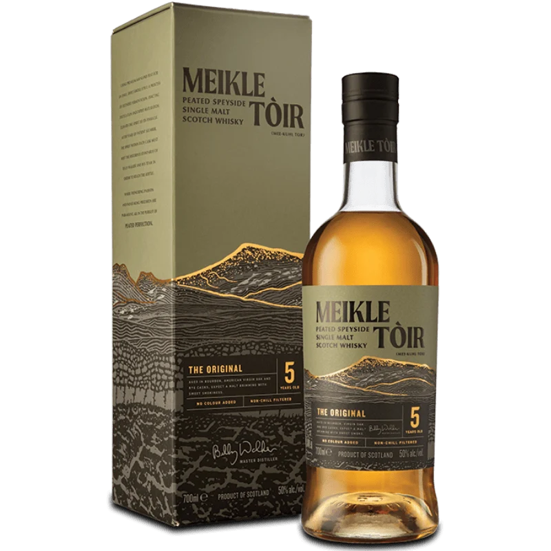 Der originale 5 Jahre alte getorfte Speyside Single Malt Whisky