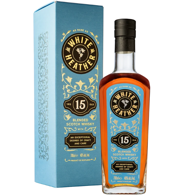 Whisky White Heather 15 Jahre alter Blended Scotch