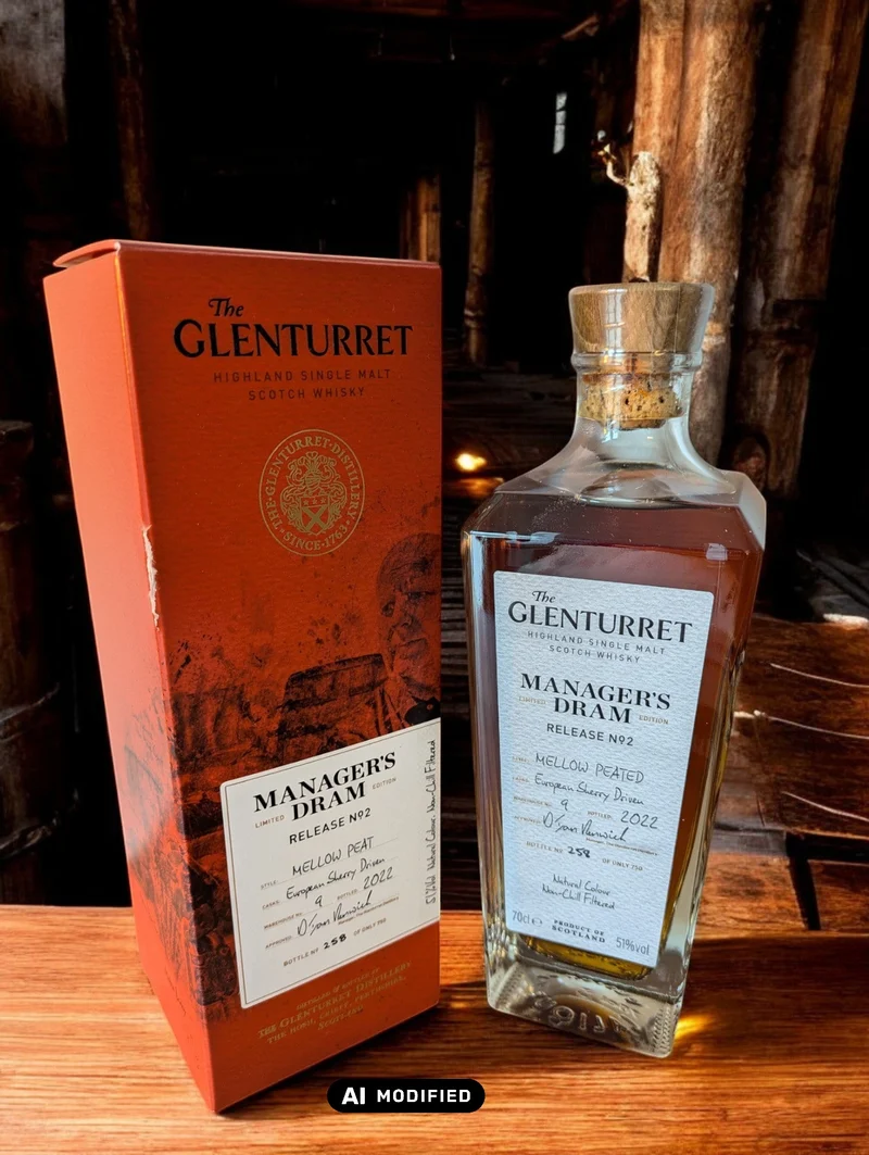 Glenturret - Manager's Dram - Release No. 2 - 258/750 - 0.7L